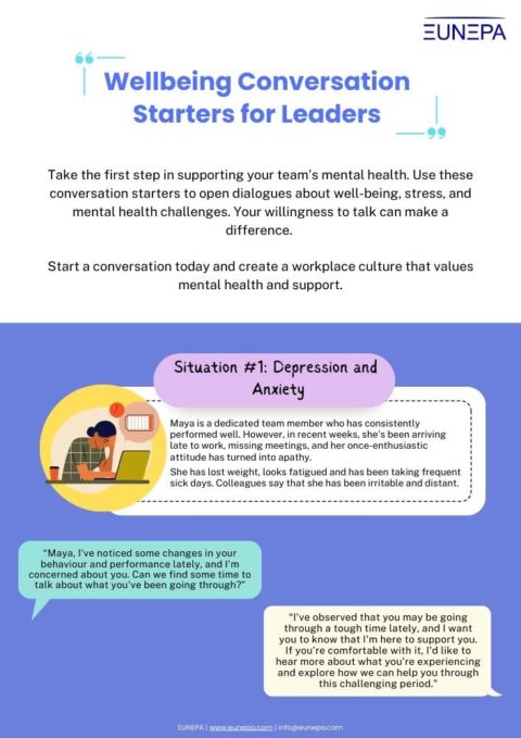 Wellbeing Conversation Starters For Leaders - EUNEPA